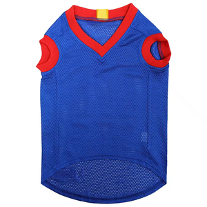 Malla transpirable verano perro baloncesto Jersey ropa para perros ropa para mascotas abrigo sólido sudadera para perros mascotas disfraz - Product Image 3