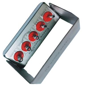 Kit de punzón de tejido Dental de precisión Kit de punzón de tejido de implante Dental de acero Instrumentos dentales para muestreo de tejido - Product Image 4