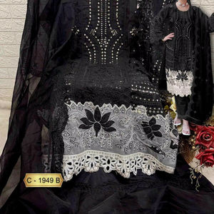 Nouveau designer en soie organza premium - Product Image 3