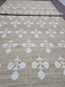 Alfombra de yute Natural 100% hecha a mano, alfombrilla de algodón de yute amarillo, alfombrilla para puerta de suelo, patrón abstracto, alfombras rojas de yute alto para juegos de alfombras - Product Image 5