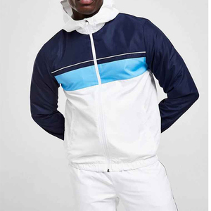 Wholesale Winter Hooded Solid <b>Waterproof</b> Plus Size Men's Training Gym Track Suits Custom Logo Jogging Wear - Product Image 4