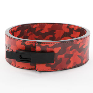 Cinturón de entrenamiento de cuero para gimnasio de alta resistencia sublimado con logotipo personalizado 2023, hebilla de palanca de elevación pesada para Fitness, peso de Venta caliente - Product Image 2