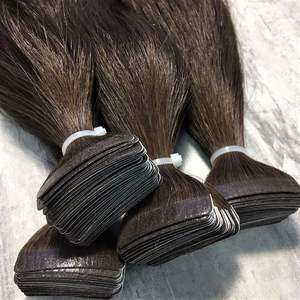 ขายส่งเวียดนามเวอร์จินมนุษย์ต่อผมRemy Vเคล็ดลับผมสีเบากว่า14นิ้ว100กรัม1ชิ้น - Product Image 1