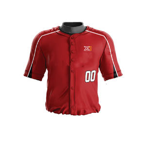 Camiseta de Béisbol Elástica, Transpirable y Ligera, Diseñada por el Fabricante, Antibacteriana, Anti-UV, Personalizable con Estampado para Hombre Adulto - Product Image 4