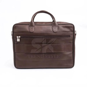 Maletín de Cuero de Primera Calidad de un Solo Color, Maletín de Oficina para Portátil Corporativo, Maletín de Cuero de un Solo Color de Tamaño Personalizado - Product Image 2