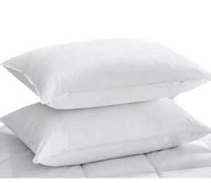 Microfiber White Fabric Home Furniture <b>Bed</b> <b>Pillow</b> Silicone <b>Pillow</b> in Vacuum Package - Product Image 2