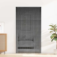 Bambou perlé rideau luxe style naturel fenêtre rideaux stores pour café restaurant décor