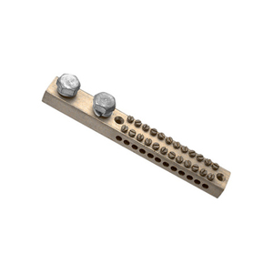 Barre de terre à trois pôles à douze voies, borne de mise à la terre électrique à haute conductivité pour panneaux industriels et de commande - Product Image 5