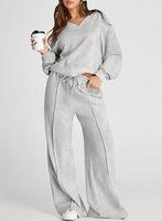 Ensemble de survêtement décontracté pour femmes, imprimé délavé à l'acide, en molleton de qualité supérieure, respirant, séchage rapide, vêtements d'intérieur d'hiver