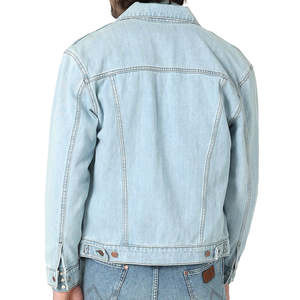 Hot Selling Custom Men <b>Denim</b> Jean <b>Jackets</b> Fitting Style <b>Denim</b> Cotton Jean Men <b>Jacket</b> for Sale - Product Image 6