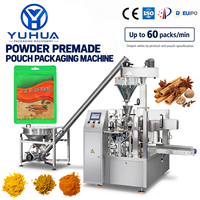 Machine d'emballage automatique YH pour sachets Doypack à fermeture éclair pour poudre de piment de Cayenne, curcuma, cannelle et ail