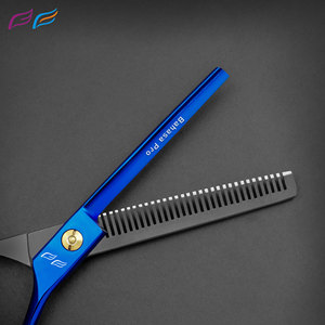 Bahasa Pro Màu Đen & Màu Xanh Nhãn Hiệu Riêng Cắt Tóc Cắt Tóc Kéo Kéo Cắt Tóc Chuyên Nghiệp Cắt Tóc Kéo Thiết Lập Với Trường Hợp - Product Image 6