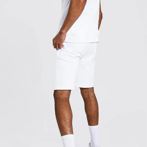 Vêtements de mode hommes vêtements d'été respirant course hommes t-shirt et ensembles courts à manches courtes hauts et shorts en gros OEM - Product Image 5
