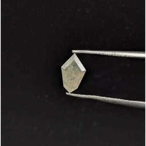 Diamante Natural Facetado Gris Kite de 5.4-8.6 mm, Corte Excelente/Good, para Joyería, Certificado IGI, Cristal Suelto Tipo Sal y Pimienta - Product Image 4