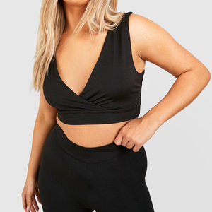 MESS SPORTS Hot Selling Women's Sports <b>Bra</b>-Sweat-Wicking Four-Way <b>Stretch</b> Plus Size Eco-Friendly Fitness Yoga Gym Wear 2023 - Product Image 2