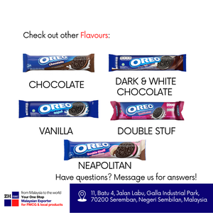 Oreo Double Stuff New York Cheesecake 131G ครีมรสวานิลลาฮาลาลคุกกี้บิสกิตผสมมาเลเซียขายส่ง - Product Image 4