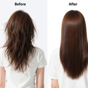 Salon professionnel <span class=keywords><strong>masque</strong></span> lissant à la kératine 250ml 72H effet lissant Protection thermique huile d'argan caractéristique de réparation des cheveux - Product Image 6