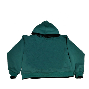 Sudadera con capucha Reversible de último diseño 2025 de alta calidad, ropa de calle de algodón 100%, Sudadera con capucha de doble capa personalizada con hombros caídos para Unisex - Product Image 5