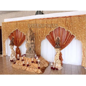 ฉากหลังงานแต่งงานแบบดั้งเดิมที่ผสมผสานความทันสมัยสำหรับพิธีเมห์นดีแบบปัญจาบ - Product Image 4