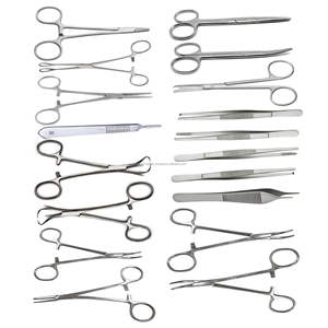 Ensemble d'instruments chirurgicaux de haute qualité A-1 VERITAS pour interventions chirurgicales mineures, 19 pièces, pour hôpitaux et cliniques |   instrument Hemolock Clipmedic - Product Image 2
