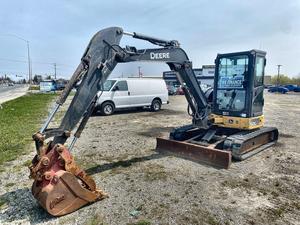 Excavatrices John Deere 85G d'occasion, tous modèles, poids opérationnel de 1000 tonnes, moteur PLC, boîte de vitesses, à vendre - Product Image 5