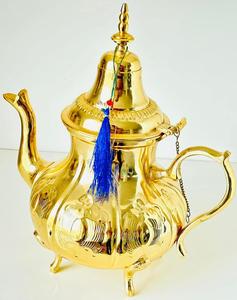 custom made brass <b>tea</b> pots ideal for chai and <b>tea</b> supply stores for resale ideal for home decoration - Product Image 3