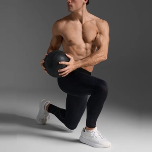 Nueva llegada al por mayor: Mallas deportivas de compresión para hombre, de alta elasticidad, resistentes a la decoloración y ecológicas, ideales para correr, baloncesto y gimnasio. - Product Image 5