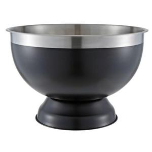 Juego de 3 cuencos para servir de acero inoxidable, cuencos para servir recubiertos de oro rosa y negro a la venta - Product Image 4