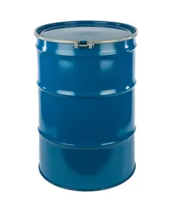 Compre tambores y barriles metálicos disponibles en opciones de tapa abierta, cabeza apretada y tapa de rosca-Los tamaños varían de 25 litros a 210 litros