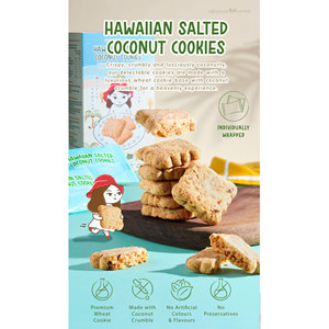 Galletas Crujientes de Coco Salado Hawaiano Sin Gluten Halal de Signature Market 180g - Product Image 5