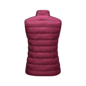 Gilet matelassé d'hiver décontracté en toile respirante pour homme, sans manches, à capuche, zippé, coupe courte, anti-plis, multi-usages, vente en gros - Product Image 3