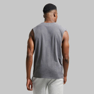 Nueva ropa deportiva de verano sin mangas hecha a medida para hombre, camiseta sin mangas/diseño OEM con cuello redondo para hombre a la venta - Product Image 3