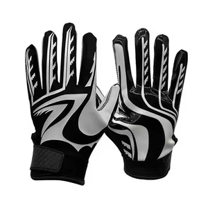 Guantes de fútbol americano de alta calidad Diseñe su propio logotipo Uniforme de fútbol americano impreso personalizado - Product Image 4