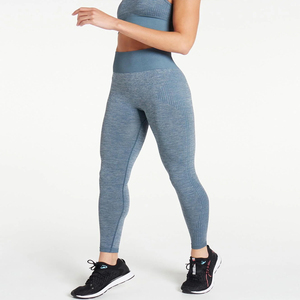 Leggings de gymnastique en polyester taille haute pour femmes haut tendance impression sans couture Fitness Yoga pantalon respirant tricoté Yoga de haute qualité - Product Image 6