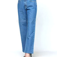 Pantalones Vaqueros de Lona Hechos a Medida al por Mayor, Diseño Único, Transpirables, Resistentes al Viento, 100% Algodón, Venta Caliente, Moda
