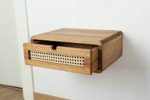 KALATRI Table de chevet murale flottante faite à la main en bois moderne chambre à coucher meubles de rangement écologique salon appartement - Product Image 3