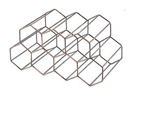 Nouvel arrivage de bouteilles de rangement en métal pour articles de cuisine, support de bouteilles de rangement autoportant pour comptoir en métal pour hôtel - Product Image 3