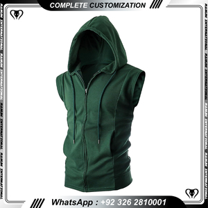 Adultos Diseñador Sin mangas Impreso Sudadera con capucha Ropa deportiva sin costuras - Product Image 3