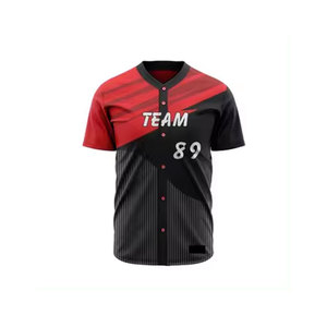 Uniforme de béisbol fabricado en Pakistán profesional, camiseta de equipo y uniforme de béisbol de impresión personalizado de último diseño corto - Product Image 3