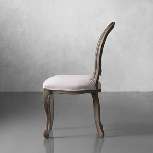 Chaise de salle à manger moderne et luxueuse en bois massif avec style vintage en pierre pour hôtels restaurants appartements villas - Product Image 4
