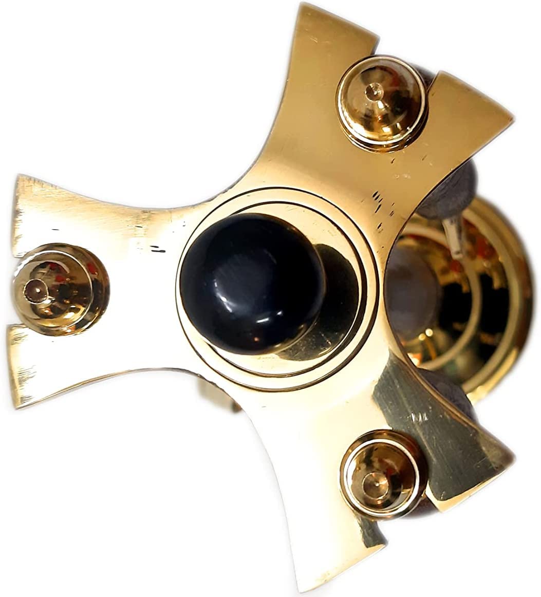 ANCIENNE LOUPE LAITON massif vintage loupe marine cadeau de collection