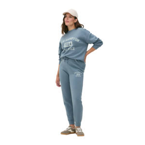 Sudadera de cuello redondo con forro polar para mujer de marca personalizada, estilo informal de invierno/otoño bordado, diseños impresos personalizables - Product Image 2