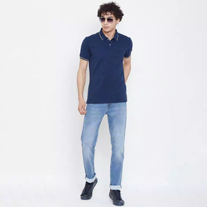 Chemises polo pour hommes en gros, logo personnalisé, impression, broderie, 100% polyester, streetwear, uni, teinture unie, décontracté, business - Product Image 3