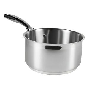 Modern Wholesale Kitchen Sauce Pan with Sandwich Bottom Round Durable Metal Stainless Steel Nonstick Sauce Pan - Product Image 1