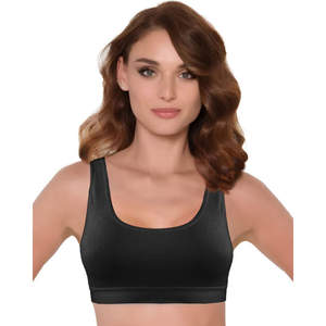 Haut de yoga 140 avec coussinets amovibles, couleurs beige/noir/ecru/poudre, tailles S-XL - Product Image 4