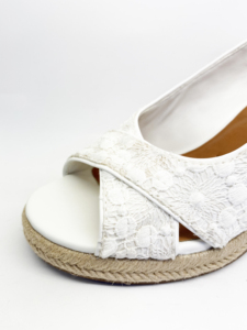 Sandales compensées à bout ouvert pour femmes avec boucle, style pieds nus, pour l'été - Product Image 4