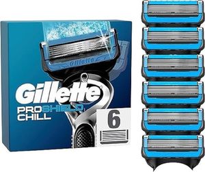 Gillette ProShield-Cuchillas de repuesto para hombre, 6 piezas con 5 cuchillas antifricción para un afeitado suave de larga duración - Product Image 1