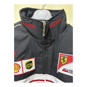 Customizable Men's F1 Racing Inspired Spring <b>Jacket</b> Waterproof Breathable Windproof with Embroidery Loose Casual Riding Outdoor - Product Image 5