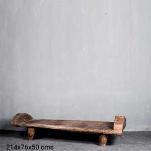 Solid <b>Wood</b> Naga Double <b>Bed</b> <b>Frame</b> Hand Carved Modern <b>Rustic</b> Style Wall <b>Bed</b> for Bedroom Home Furniture Queen Size Option - Product Image 5