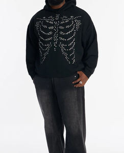 Sudadera con Capucha de Invierno, Sudadera Extra Grande de Forro Polar, Sudadera con Capucha Gruesa con Logotipo Personalizado, Sudadera con Capucha Unisex Resistente al Viento - Product Image 6